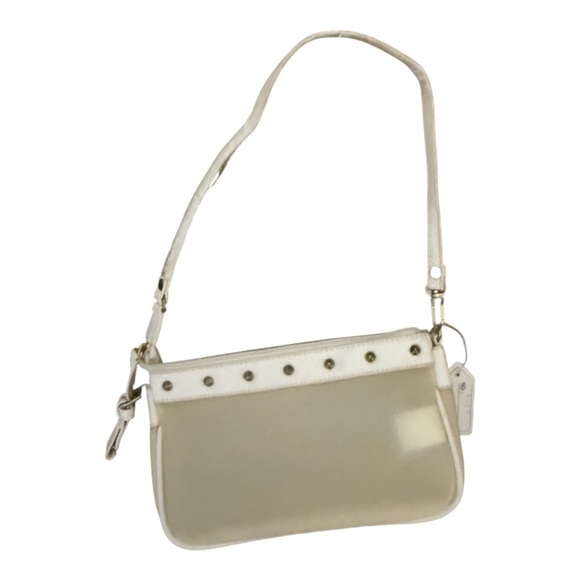 NWT Cute for stadium going through detectors Elegant White Handbag - Picture 2 of 3